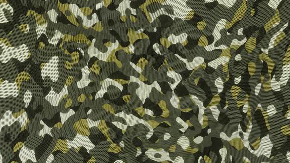 Wave Background Camo Army