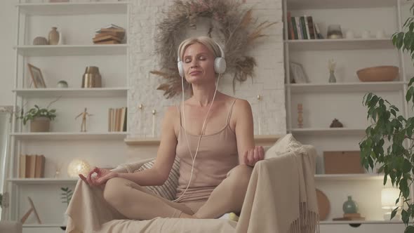 Harmony Day Meditating Woman Peaceful Balance