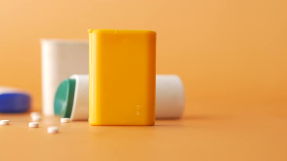 Artificial Sweetener Container on Table