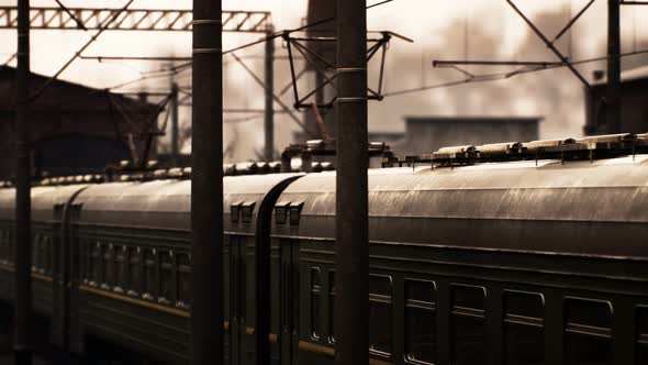 Old Soviet Electrical Train Staition alt
