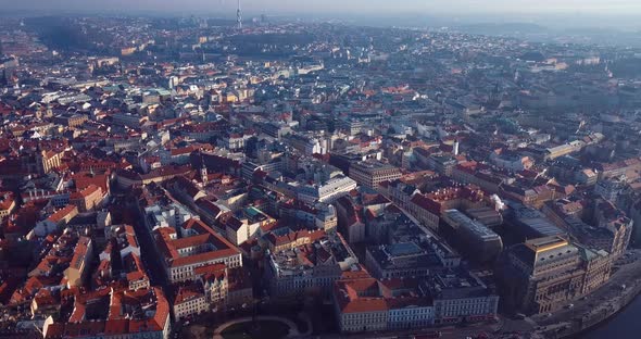 4 K Prague Aerial