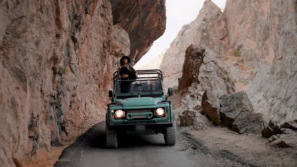 Tourist Woman Traveling