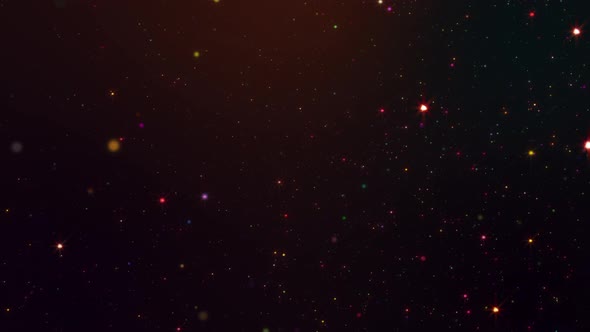 Colorful Stars And Particles Loop 4K