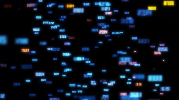 Flying Luminous Elements Counting Numbers alt