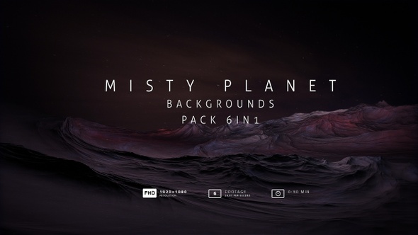 Misty Planet Backgrounds Pack 6in1 alt