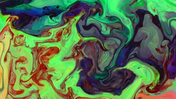 Abstract Colorful Sacral Liquid Waves Texture 868