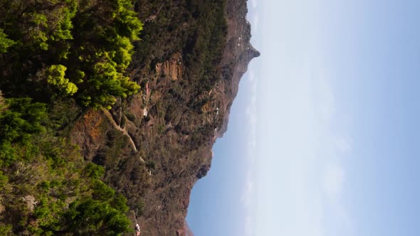 View of the beautiful mountainous landscape of El Teide national park, Tenerife