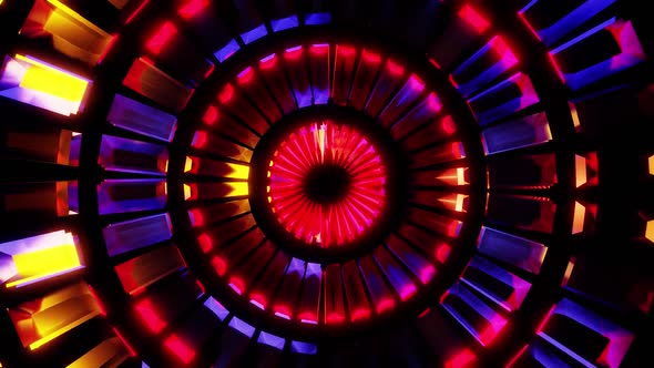 Wheel Colored Vj Loop Background HD