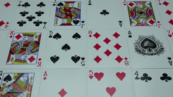 Playing Cards For Gambling On The Table
