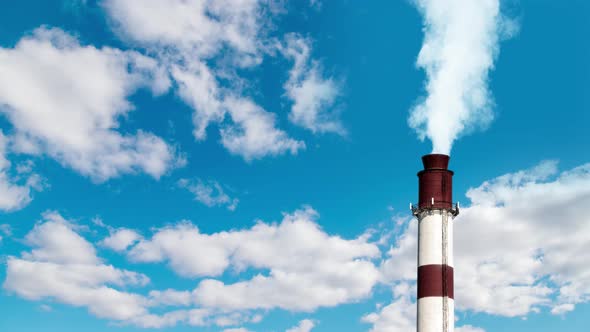 Smoking Factory Chimneys