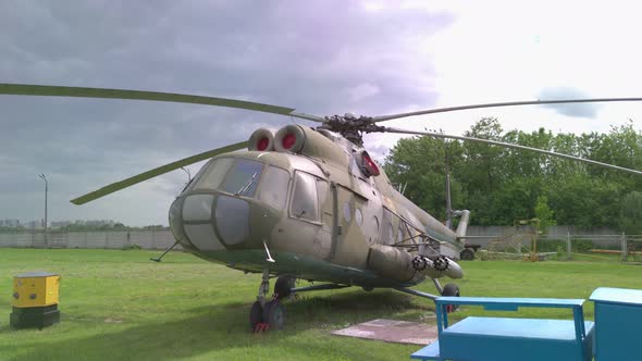 Old War Helicopter