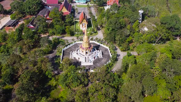 Wat Wang Wa Golden Pagoda  Beautiful Views