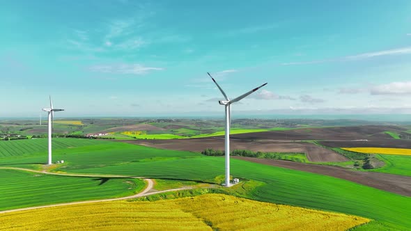 wind turbines