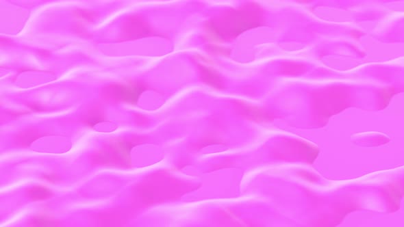 Abstract Pastel Pink Aesthetic Liquid Waves