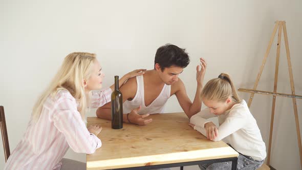 Drunk Man Bring Only Troubles To Family