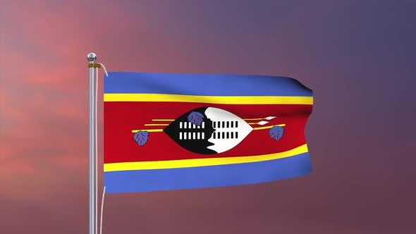 Eswatini Flag