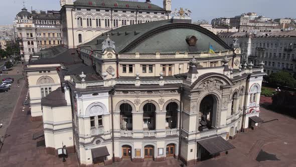 Ukraine: National Opera of Ukraine. Aerial View