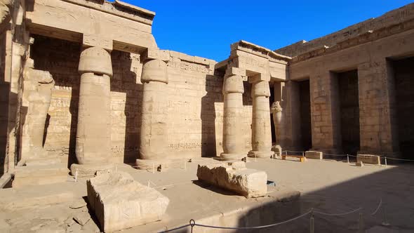 Temple of Medinet Habu. Egypt, Luxor.