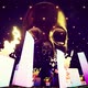 Burning Neon City With Golden Skull Vj Loop 4k - VideoHive Item for Sale