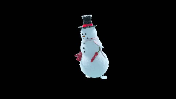 62 Snowman Dancing HD