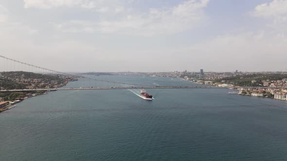 Ship in Bosphorus Istanbul