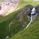 Aerial footage of a large waterfall near Elbrus mountain - VideoHive Item for Sale