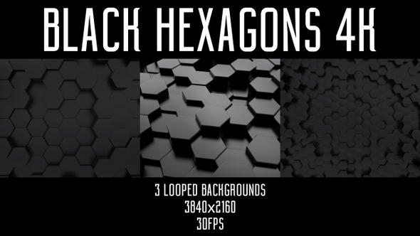 Black Hexagons