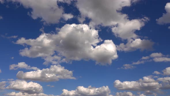 Bright Blue Sky And Clouds 3