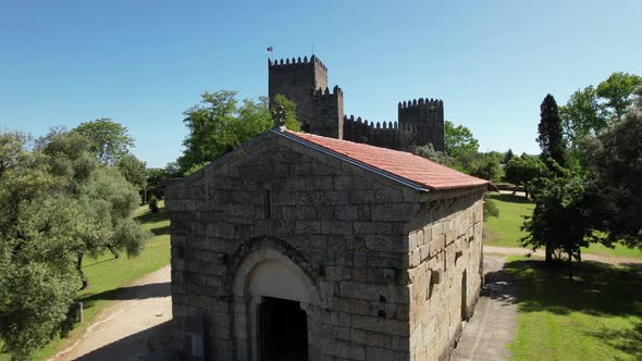 Chapel an Castle of Guimarães, Portugal