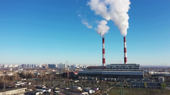 Garbage Incineration Plant in the Big City