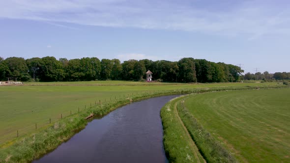 Tea house 'Staringkoepel' near Lochem in the Netherlands. Area is called the Achterhoek