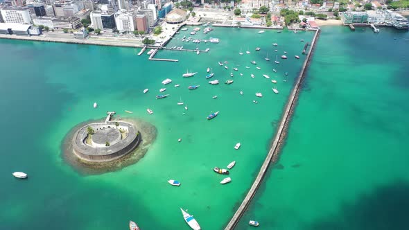 Salvador Bahia Brazil. Travel destinations at brazilian northeast.