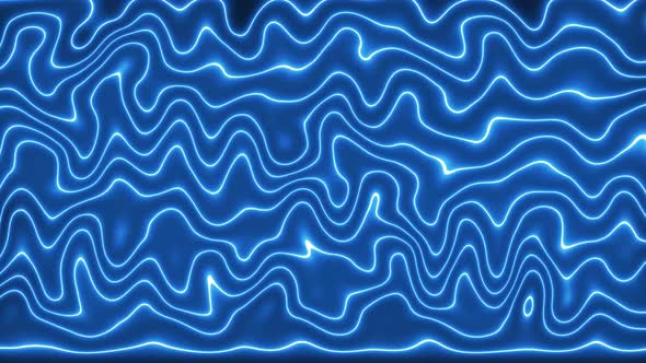 neon line wave background animation. abstract wavy background. Vd 2126