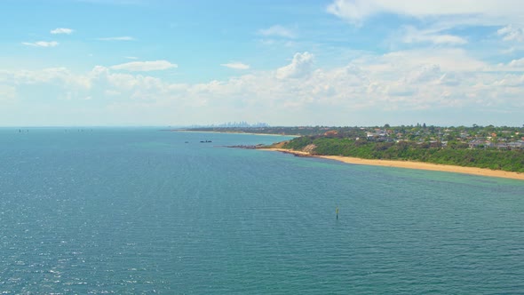 Australia Beach Drone View