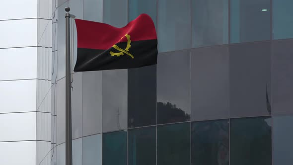 Angola Flag Background 4 K