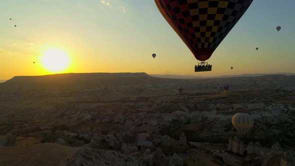 Sunset Hot Air Balloons