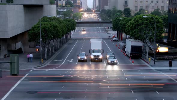 Los Angeles Traffic Time Lapse