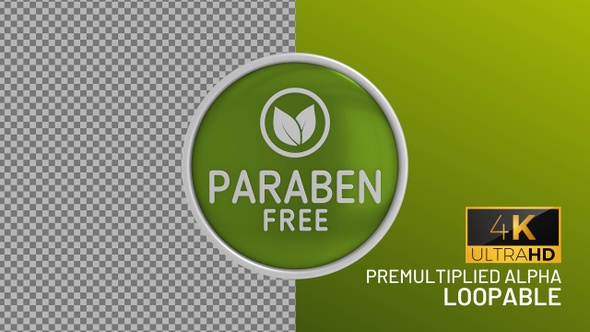 Paraben Free Badge