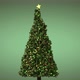 rotation of an illuminated Christmas Tree - VideoHive Item for Sale