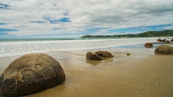 Moeraki Boulders in New Zealand