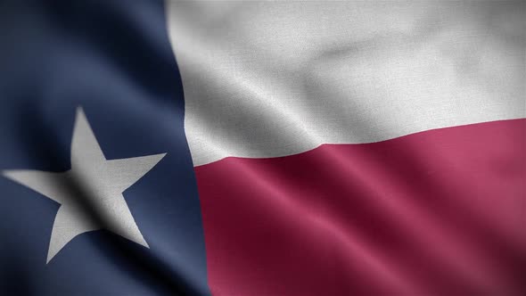 Texas State Flag Close Up HD