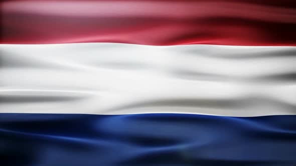 Netherlands Flag Waving