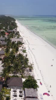 Beach on the Coast of Zanzibar Island Tanzania