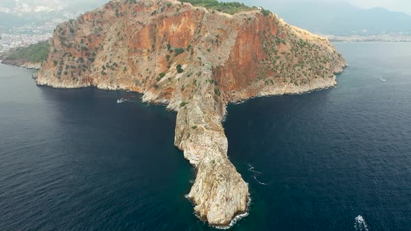 Ship Sank in a Storm Filmed on a Drone