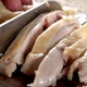 Chinese steamed hainanese chicken cutting by knife - VideoHive Item for Sale