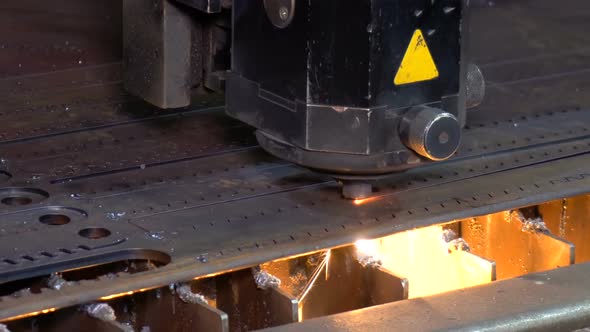 Laser Cutting of Metal on the CNC Machine