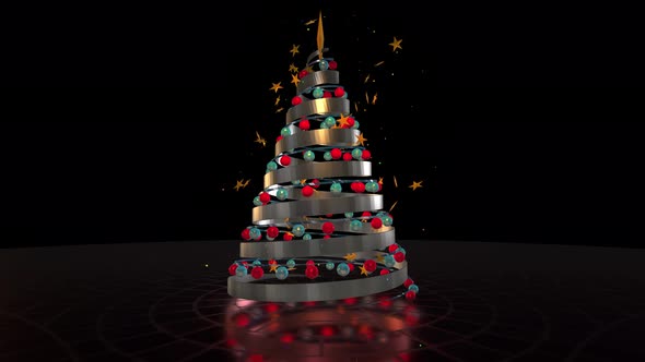 Abstract Christmas Tree