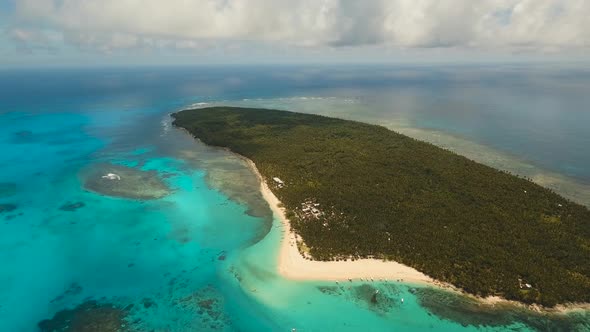 Beautiful Tropical Island with Beach