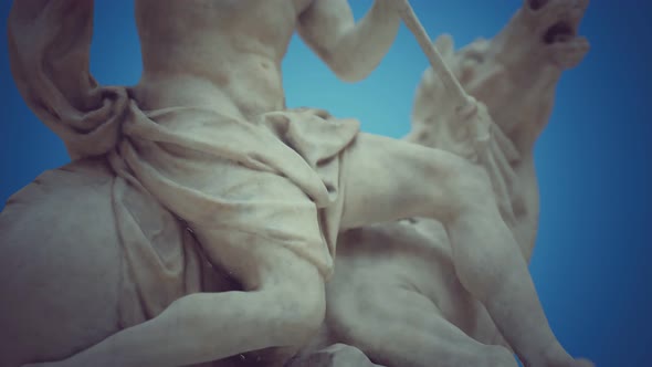 Close Up of the Neptune Statue