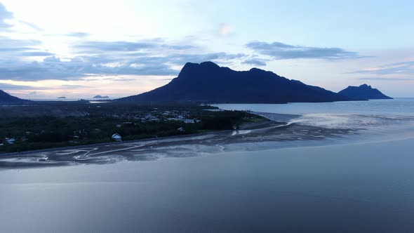 The Beaches at the most southern part of Borneo Island